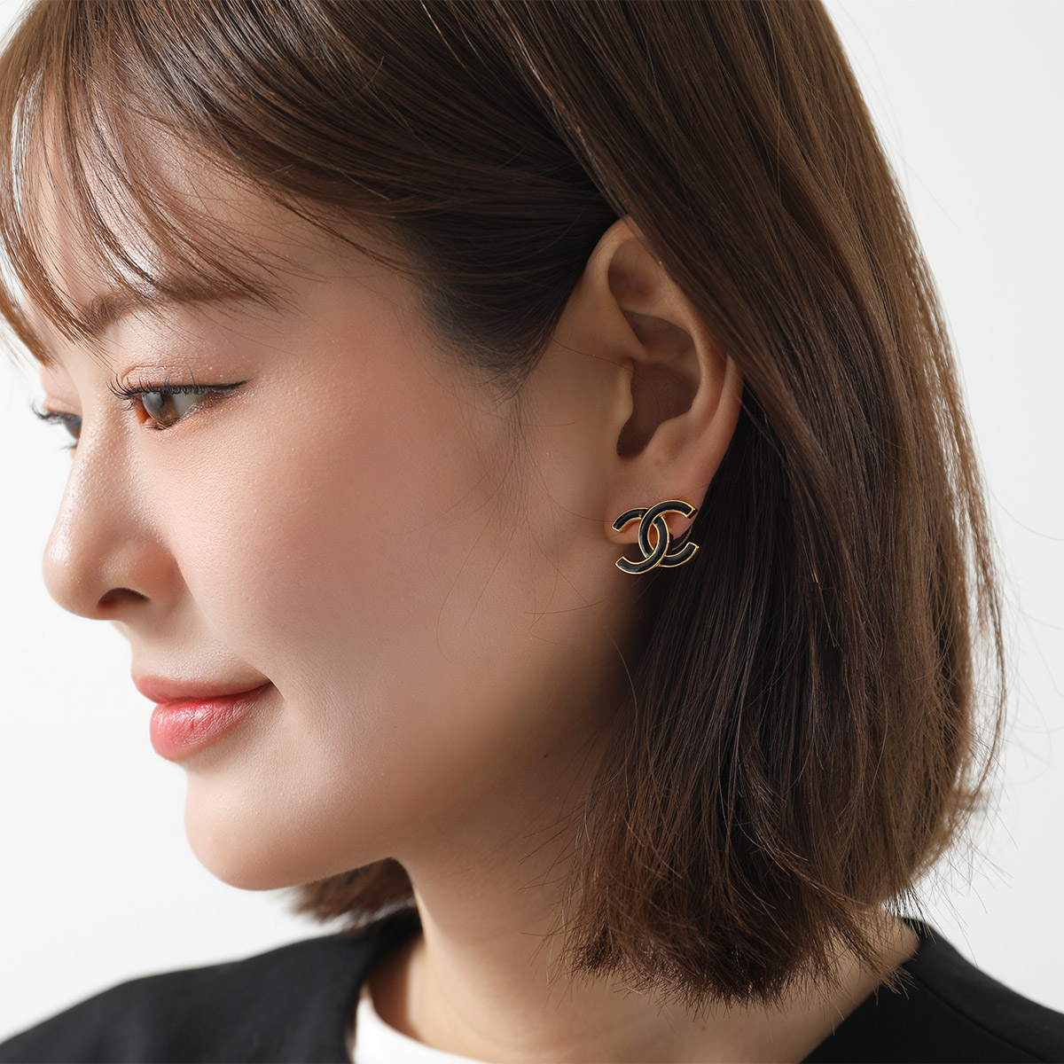 楽天市場】CHANEL シャネル ピアス ABG187 B21091 レディース ココ