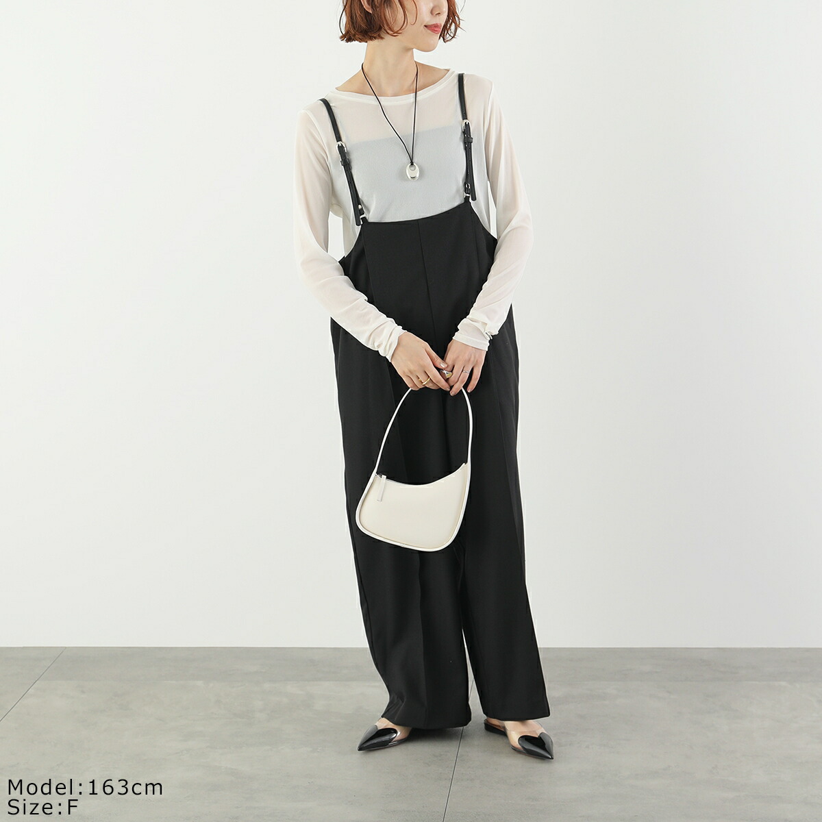 楽天市場】CHIGNON シニヨン サスペンダーパンツ 3853-465BT