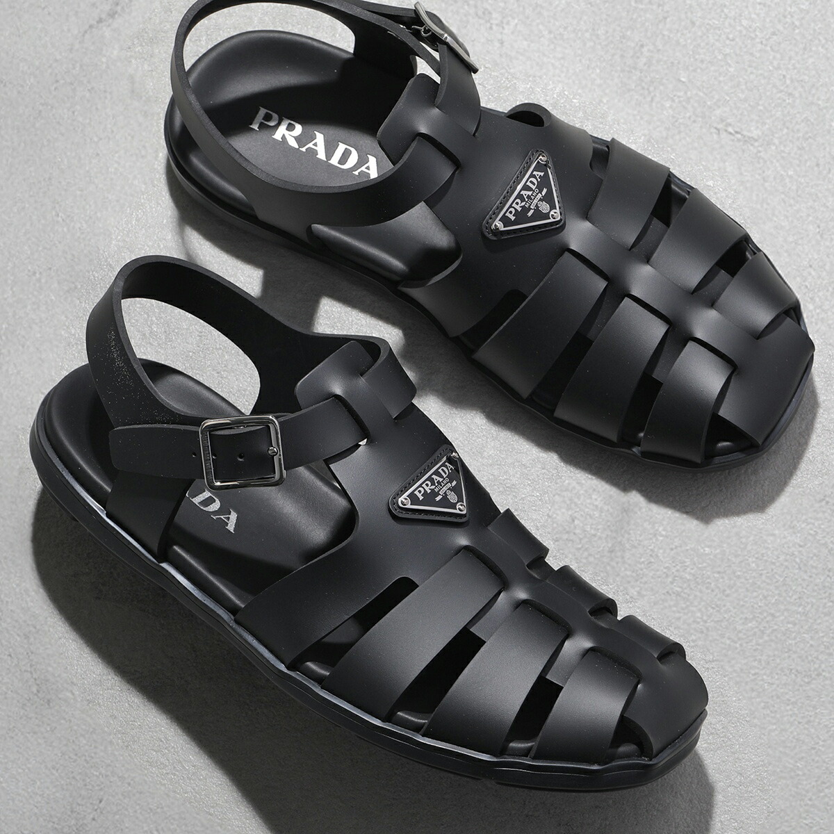 楽天市場】PRADA プラダ フィッシャーマンサンダル 2X3119 3LKK メンズ