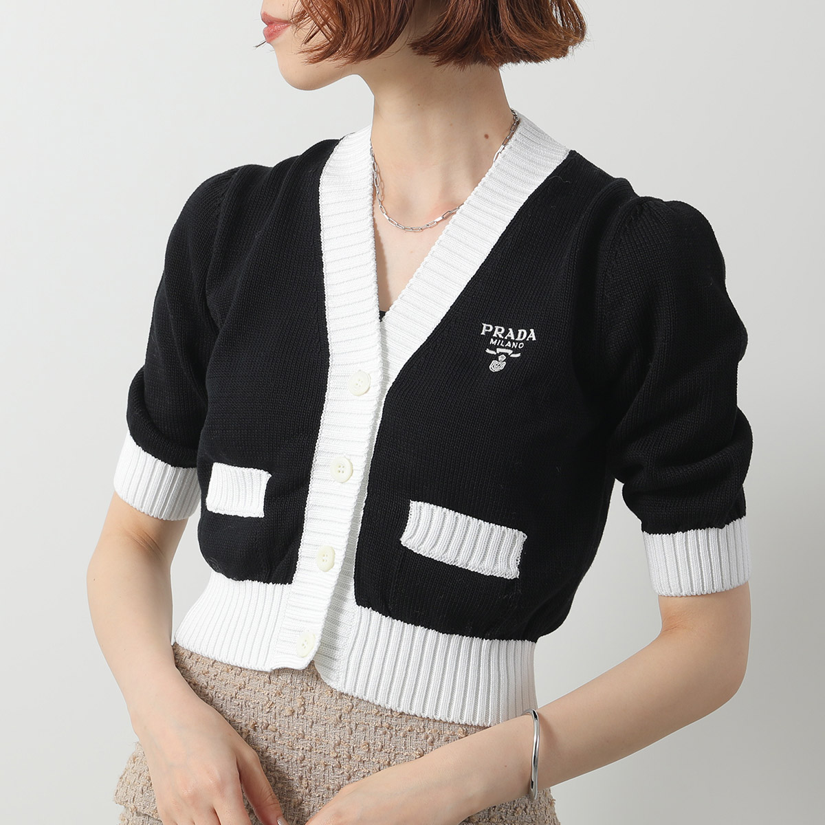 楽天市場】PRADA プラダ カーディガン P25I04 1ZO5 レディース ニット
