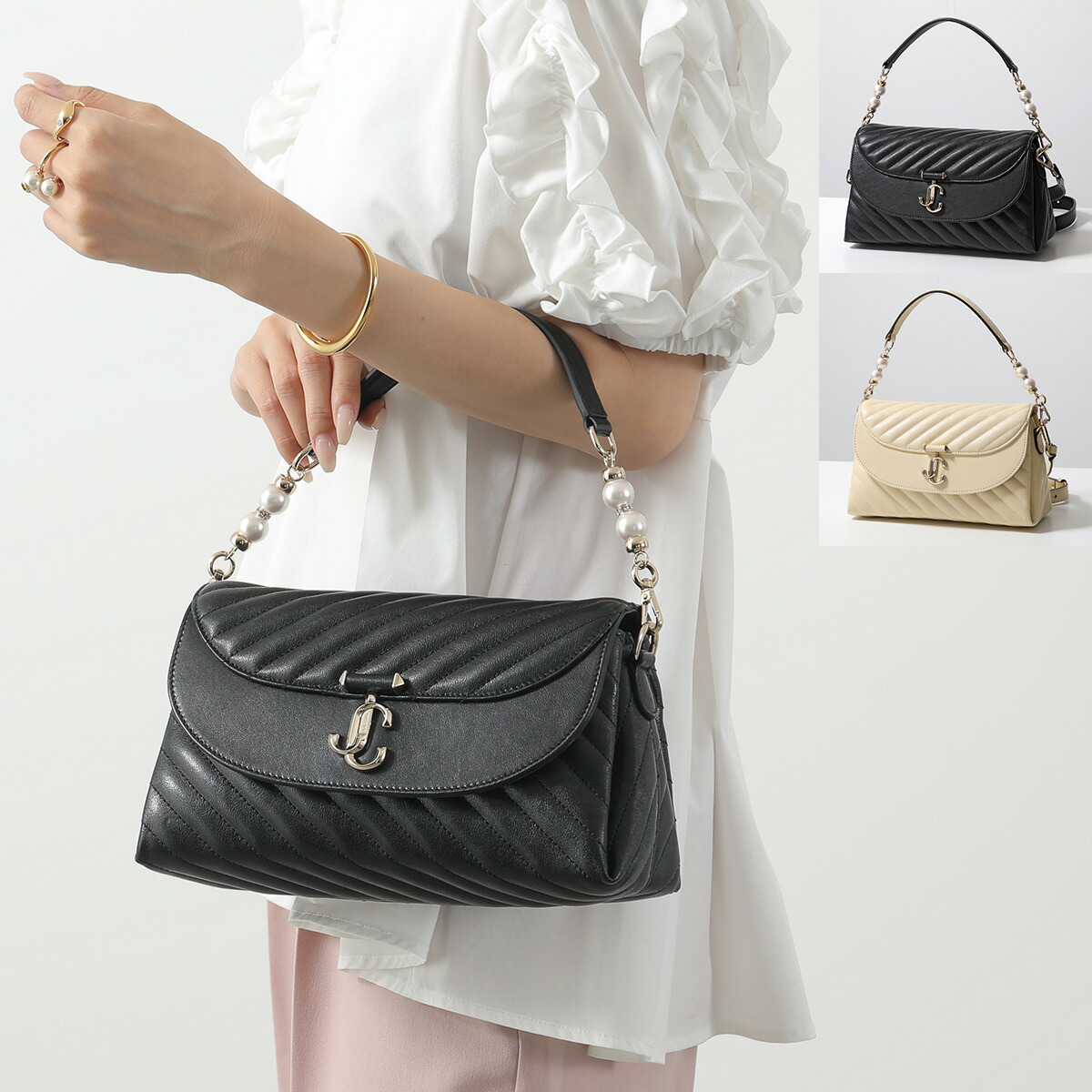 楽天市場】Jimmy Choo ジミーチュウ ショルダーバッグ AVN CURVE