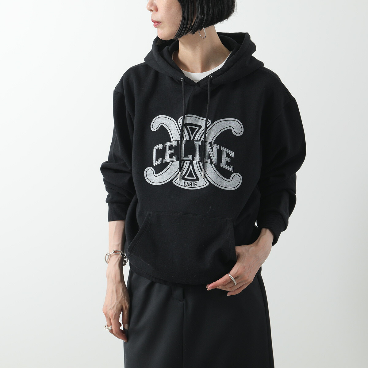 楽天市場】CELINE セリーヌ パーカー RY0JH670Q.38AW レディース