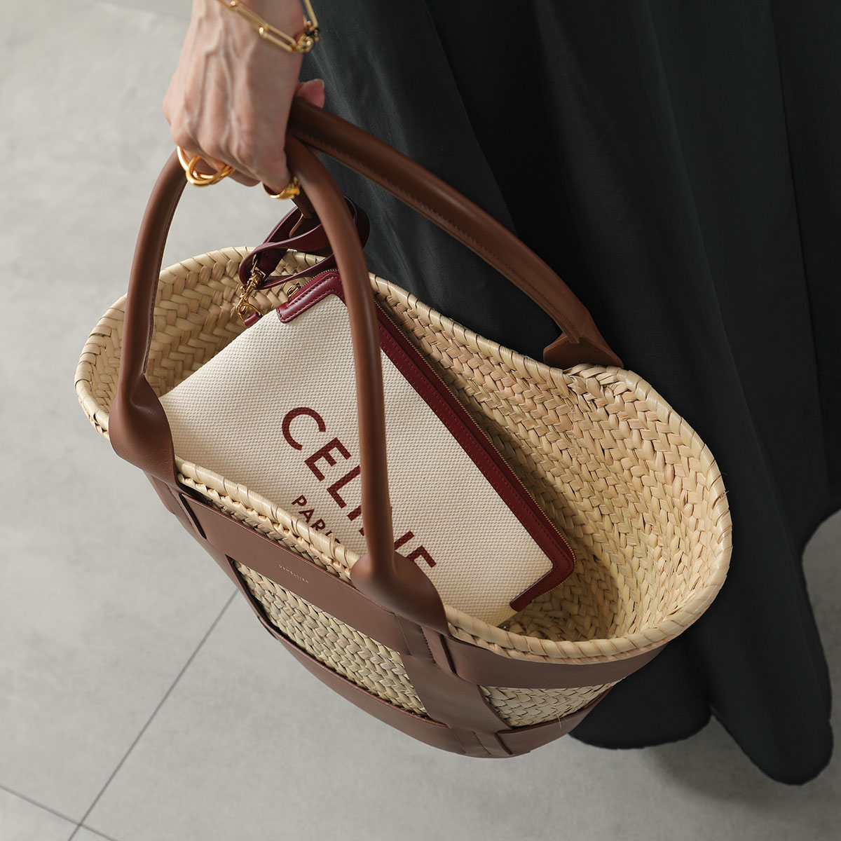 楽天市場】CELINE セリーヌ クラッチバッグ Small Pouch with strap