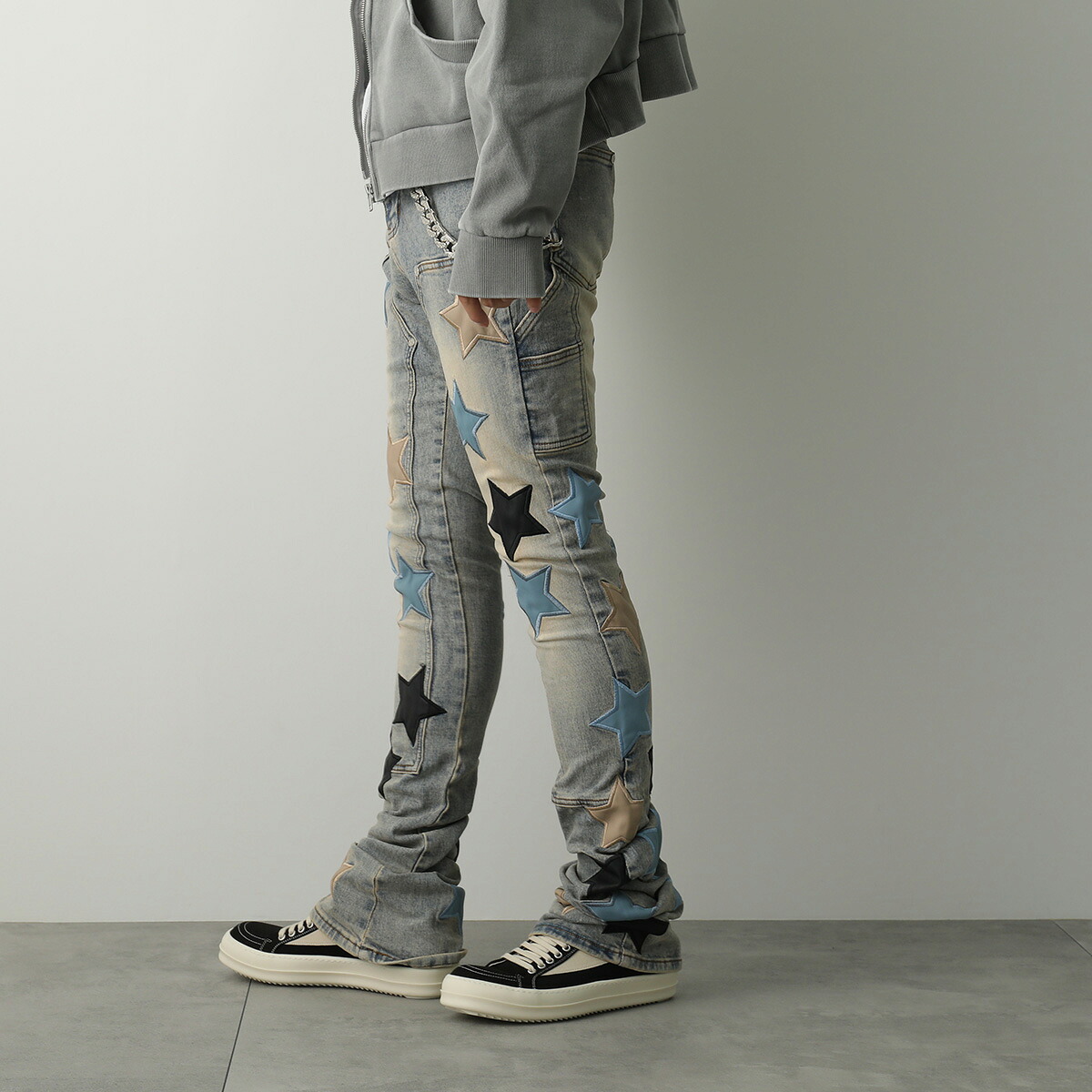 楽天市場】GUAPI グアピ ジーンズ Powder Blue Vintage Stars Denim