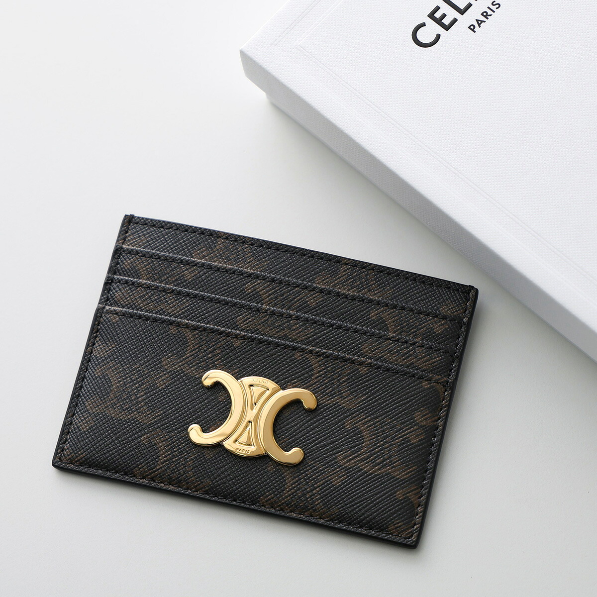 楽天市場】CELINE セリーヌ カードケース 10L832CQH.04LU TRIOMPHE