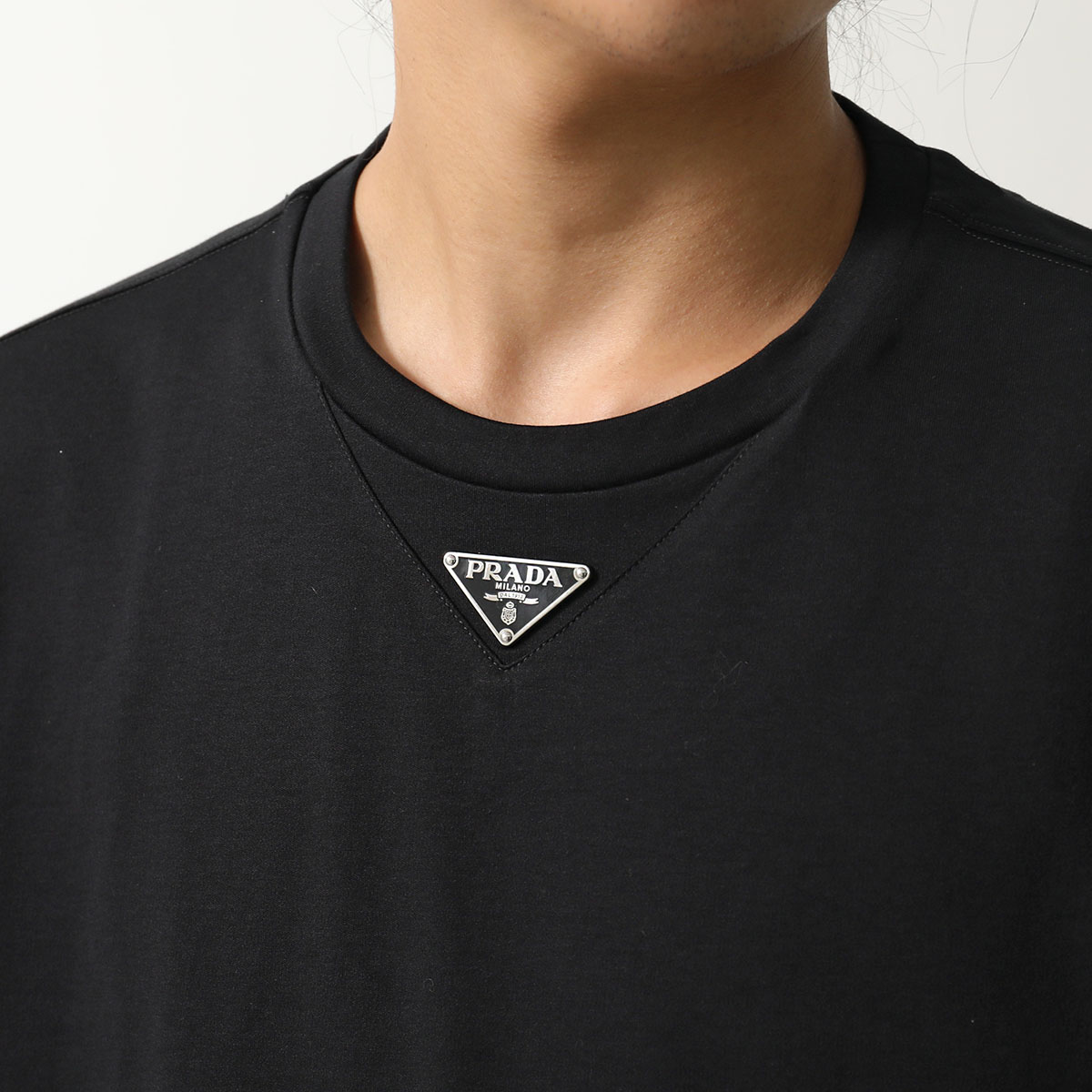 楽天市場】PRADA プラダ Tシャツ UJN861 240 メンズ 半袖 カットソー