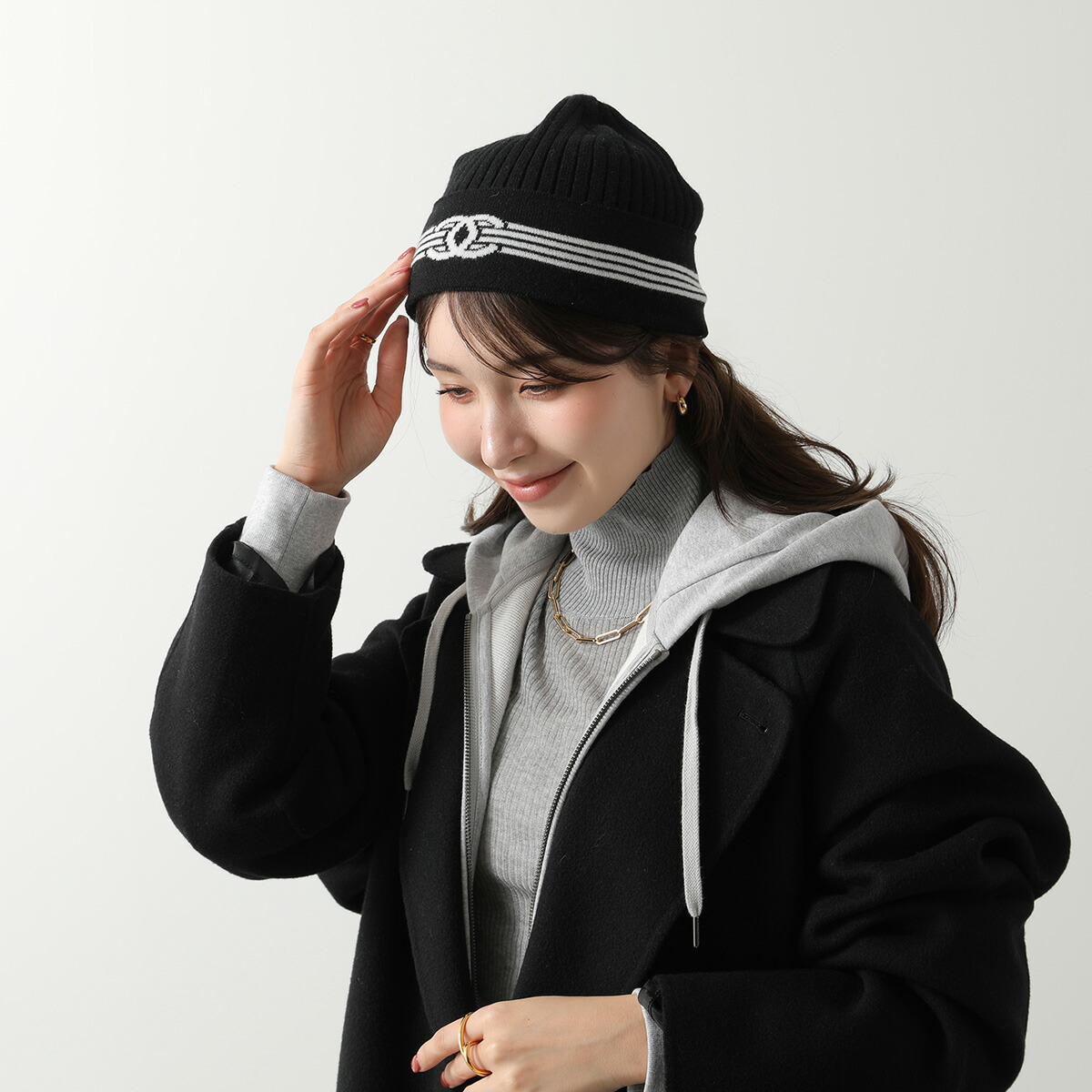 楽天市場】CHANEL シャネル ニット帽 AAA946 B20204 レディース