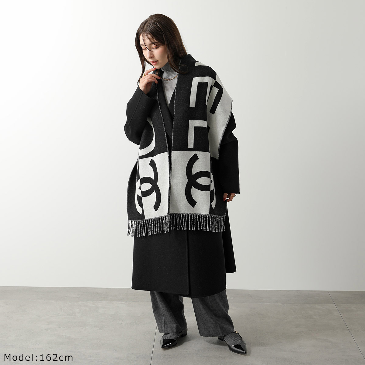 楽天市場】CHANEL シャネル マフラー AAA609 B18651 レディース ウール