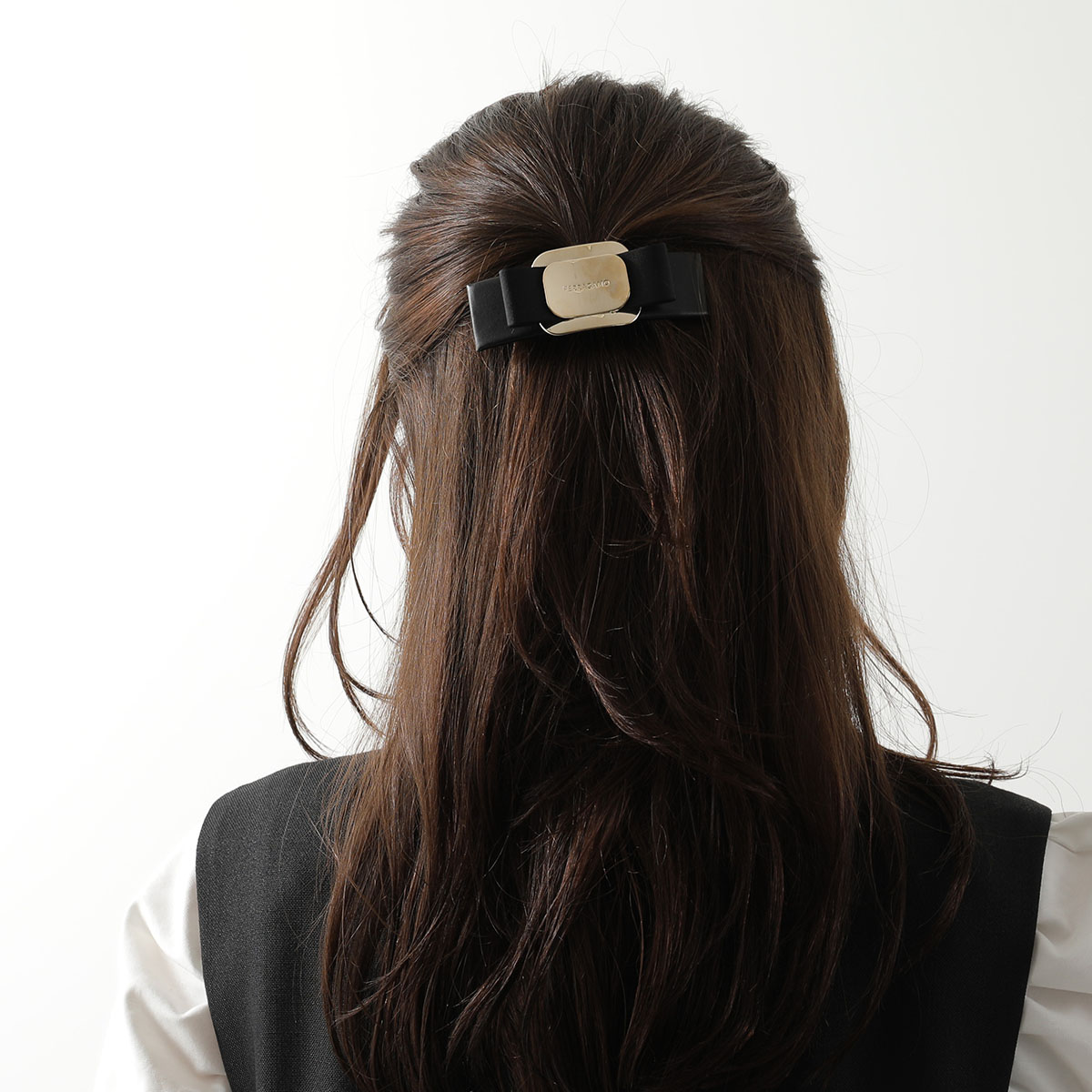 楽天市場】FERRAGAMO フェラガモ バレッタ FERM V PLATE 34 0421