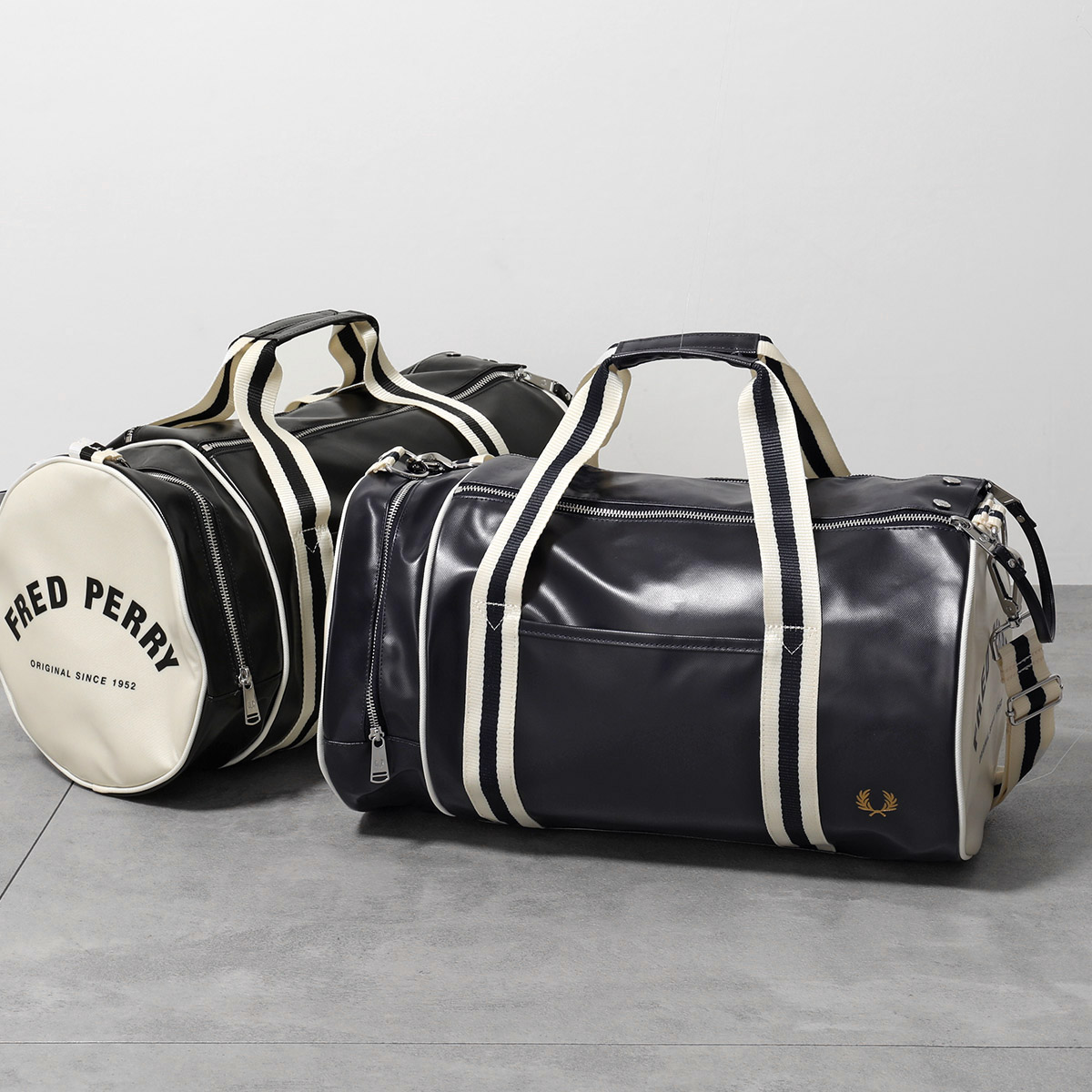 楽天市場】FRED PERRY フレッドペリー ボストンバッグ Classic Barrel