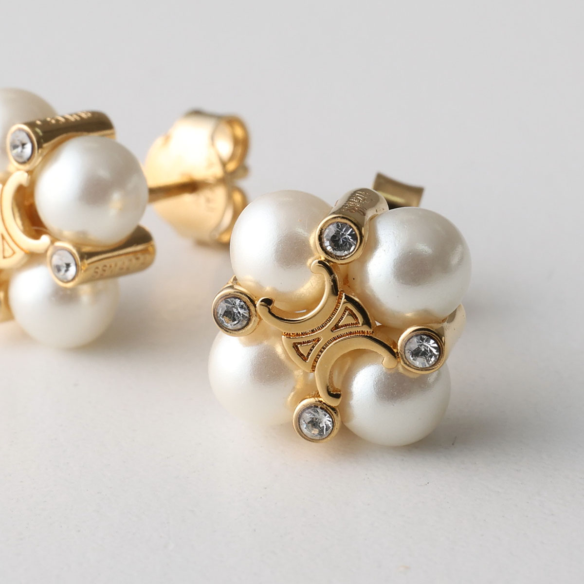 楽天市場】CELINE セリーヌ ピアス 461JY6RPS.01GI レディース パール