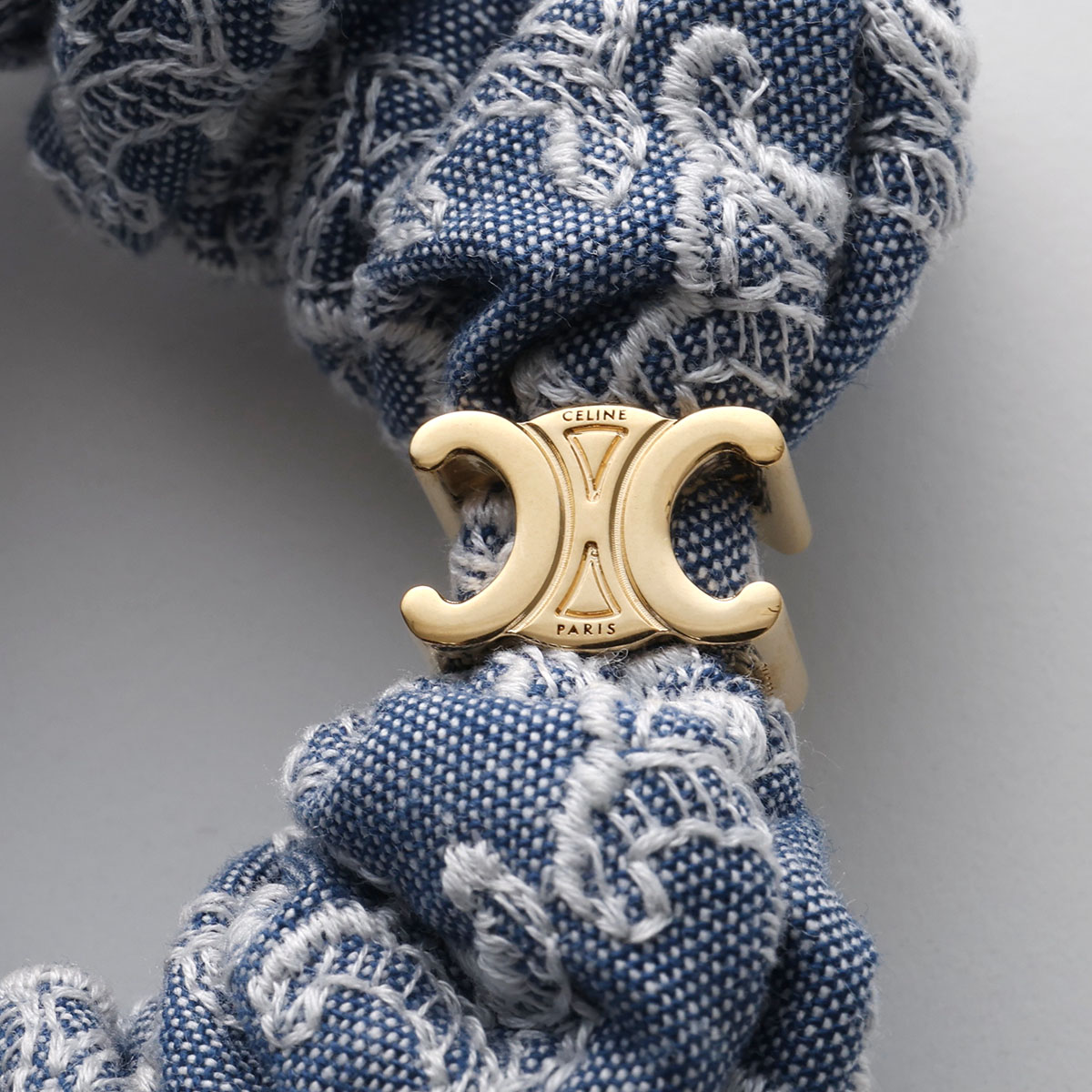 楽天市場】CELINE セリーヌ シュシュ Monogram Scrunchy 461LF2BCP