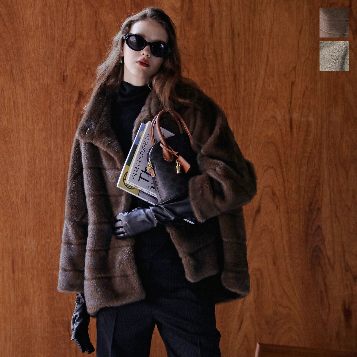 楽天市場】【Musee別注】QTUME クチューム ファーブルゾン 24559