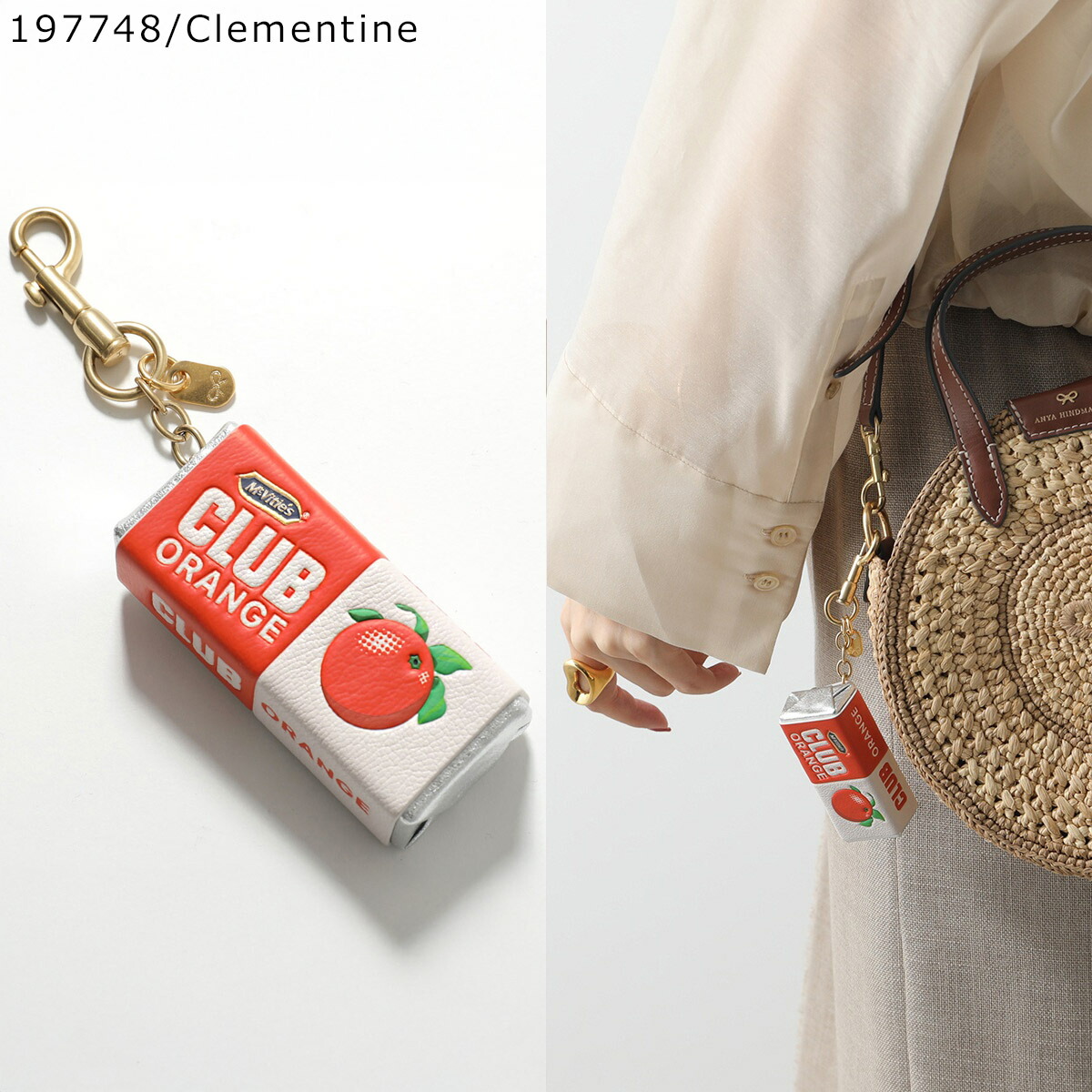 楽天市場】ANYA HINDMARCH アニヤハインドマーチ キーリング Charm