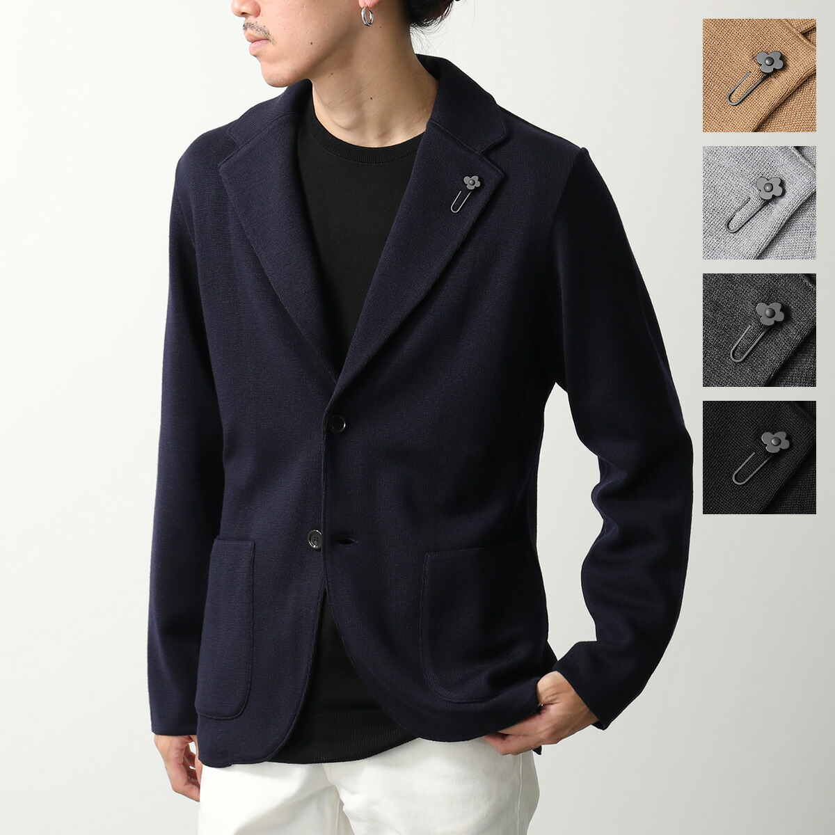 楽天市場】LARDINI ラルディーニ ニットジャケット CNCLJM56 CN65000