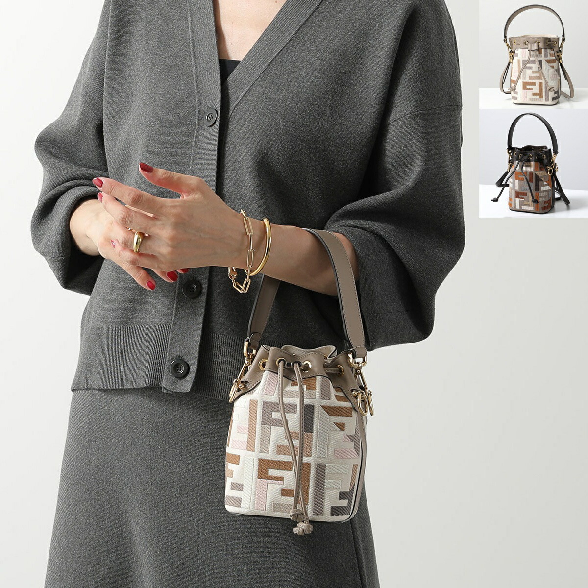 楽天市場】FENDI フェンディ ショルダーバッグ MINI MON TRESOR ミニ