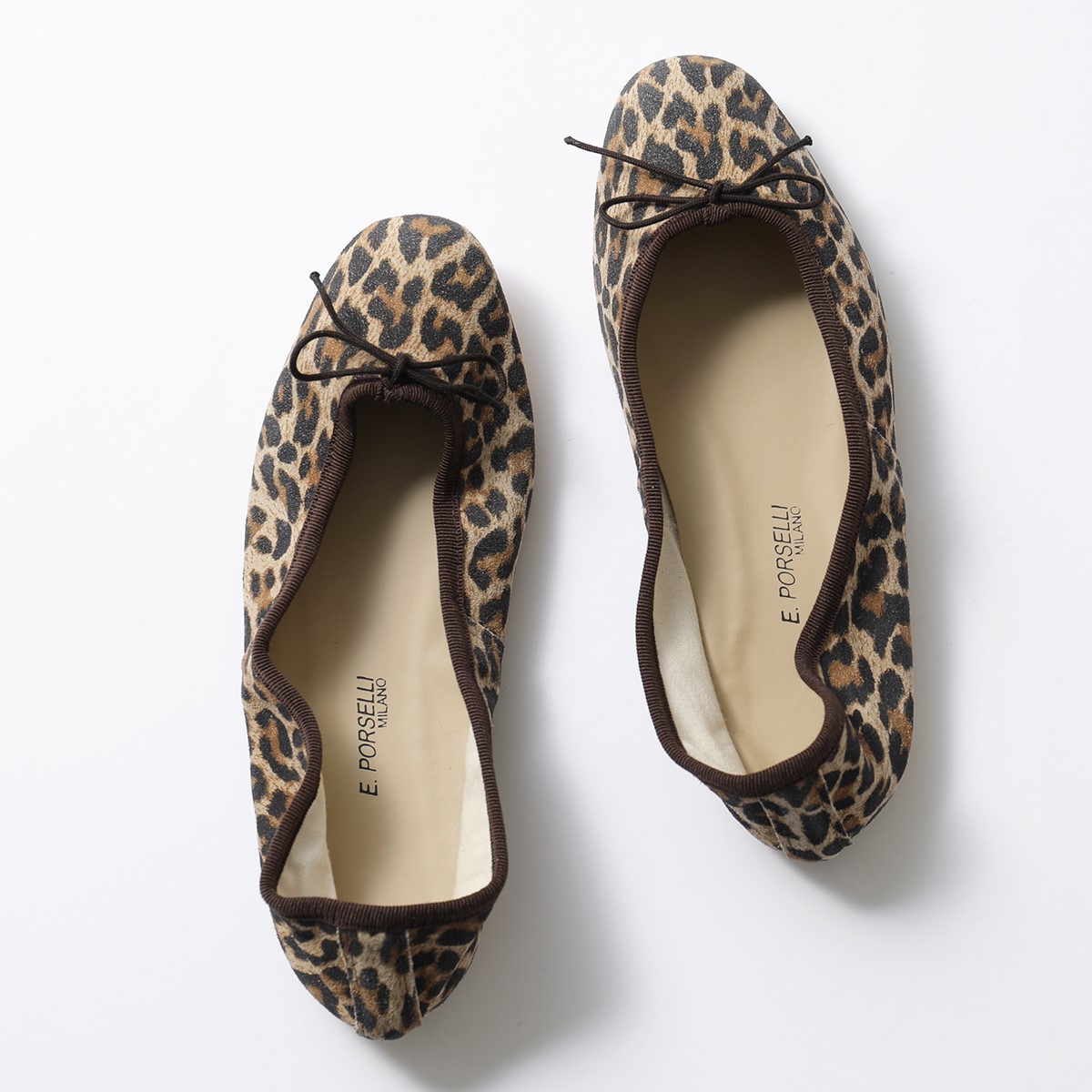 楽天市場】PORSELLI ポルセリ バレエシューズ BALLERINE CAMOSCIO