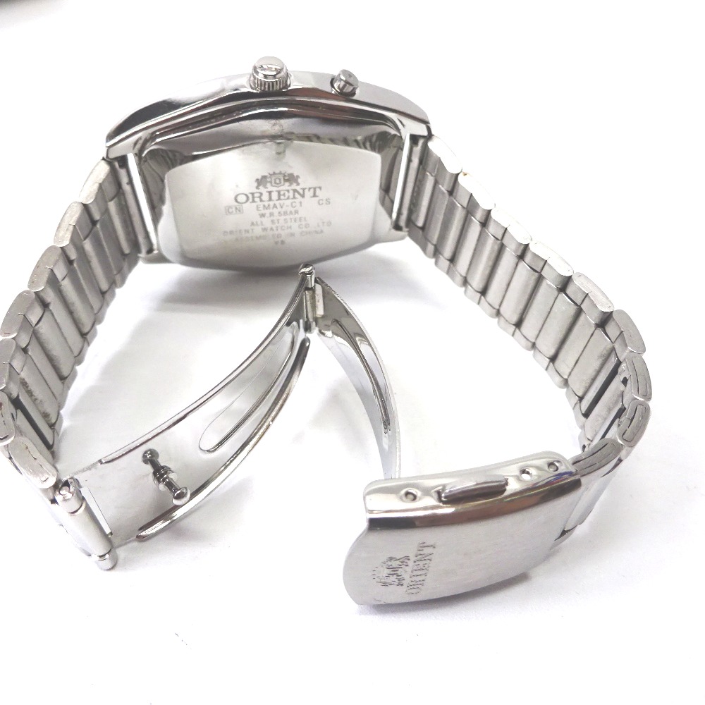 楽天市場】オリエント 腕時計 自動巻き スター型風防 EMAV-C1 ホワイト