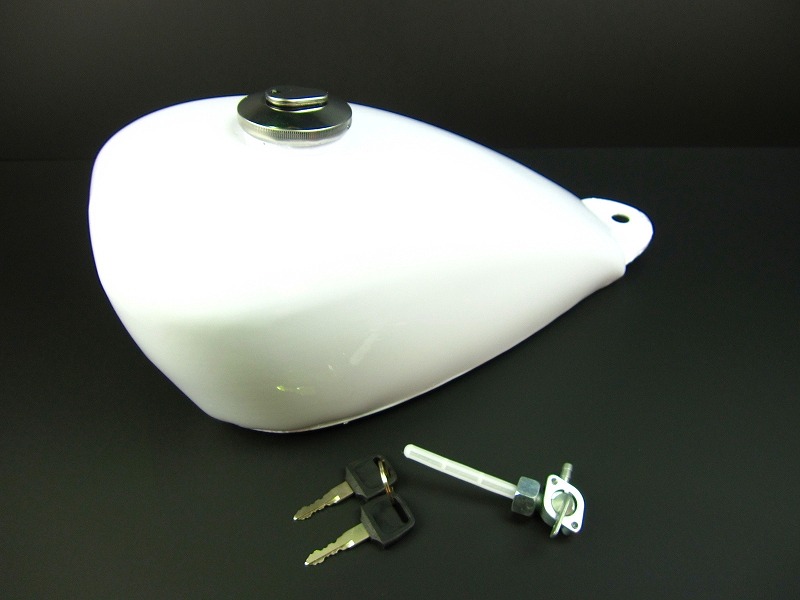 楽天市場】ミニモト モンキースポーツスター燃料タンクホワイト