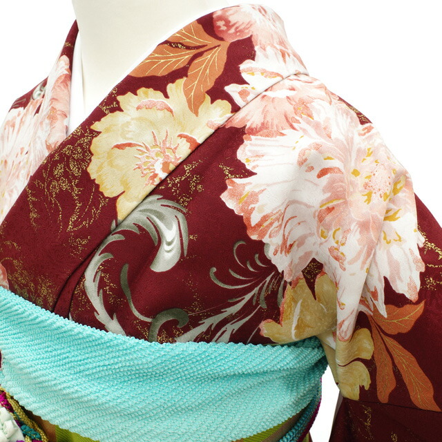 京都丸紅ウンソウドウPolyester振り袖 裄68.4㎝ 振袖｜京都丸紅公式