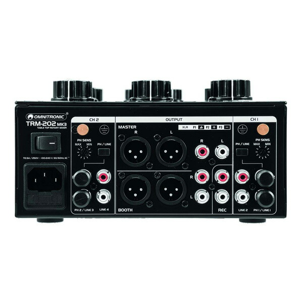 楽天市場】Omnitronic(オムニトロニック) / TRM-202 MK3 2チャンネル