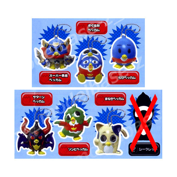 楽天市場】ペンギンの問題フィギュアキーチェーンの問題2〜面白大変身