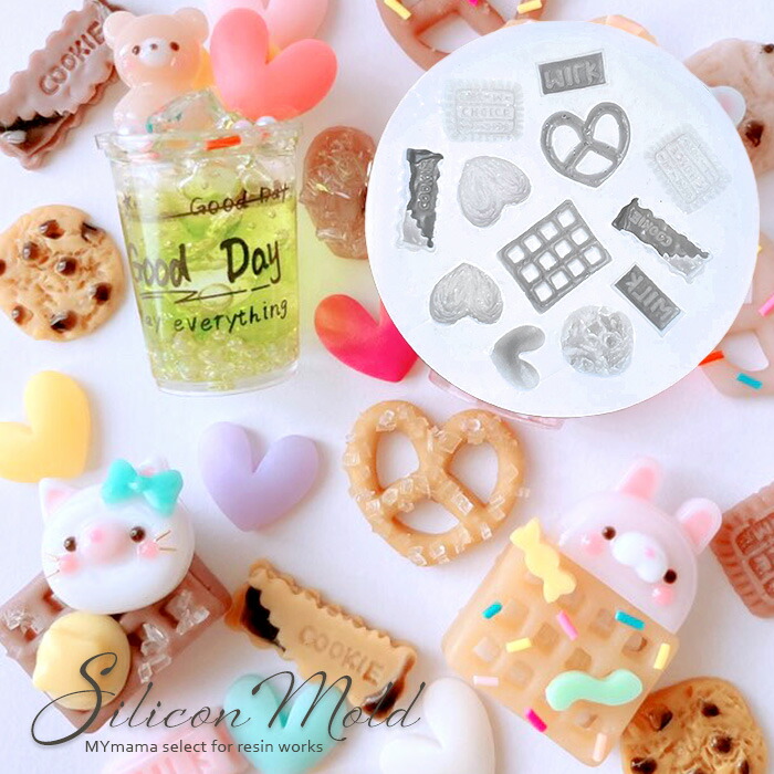 楽天市場】シリコン 型 モールド ミニチュア お菓子 パーツ