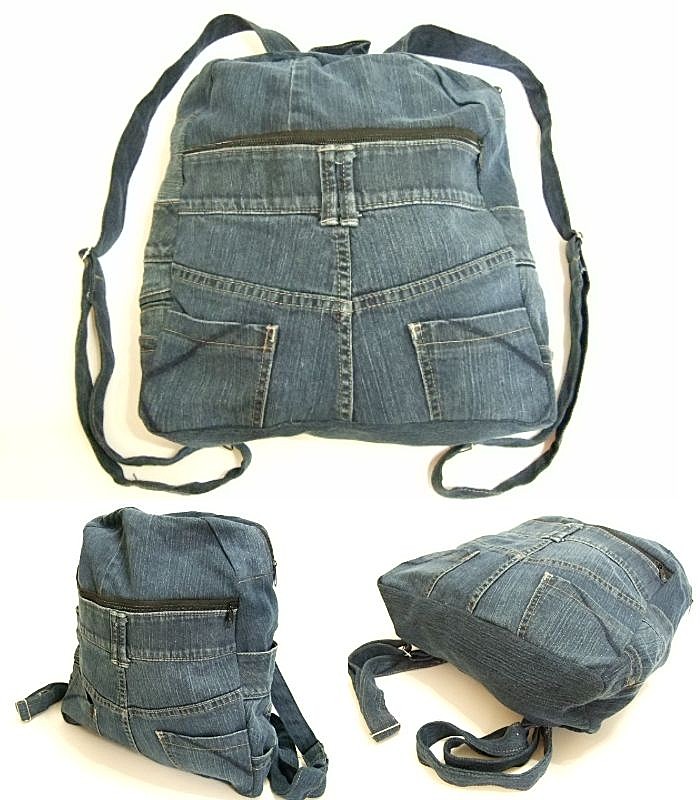 楽天市場】デニム リメイク リュックの通販