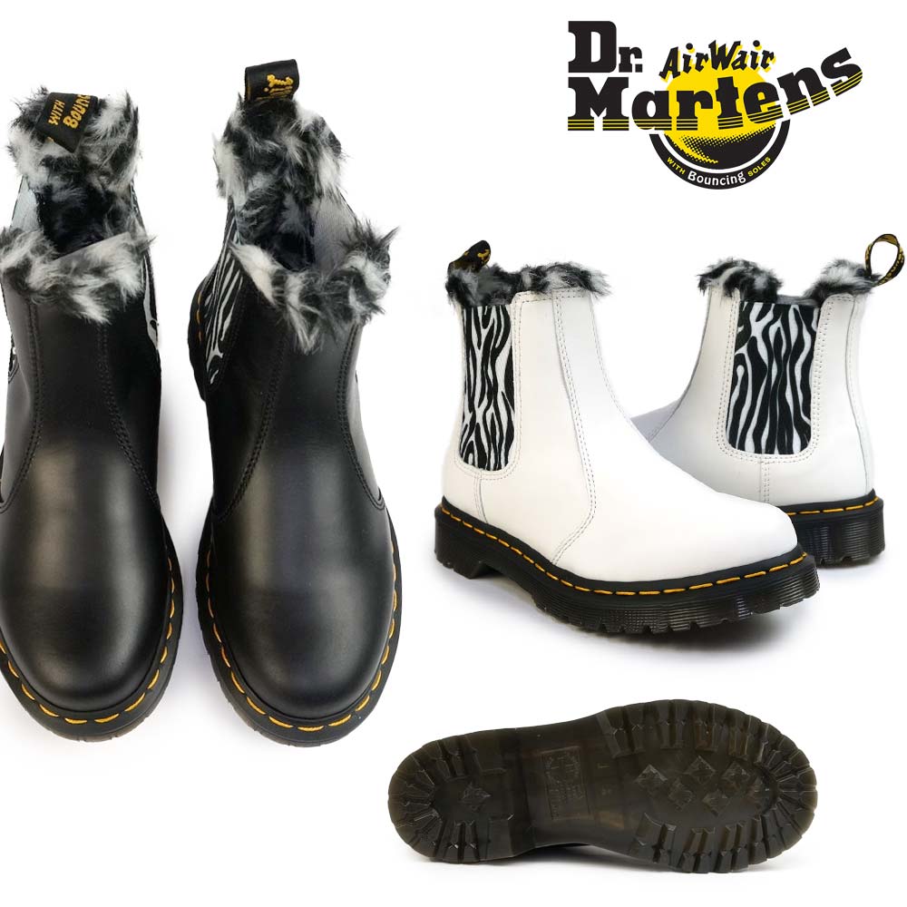 楽天市場】ドクターマーチン チェルシーブーツ 2976 LEONORE ゼブラ