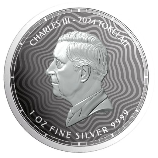 楽天市場】即納・追跡可 2024 1オンス トケラウ クロノス 銀貨 5ドル