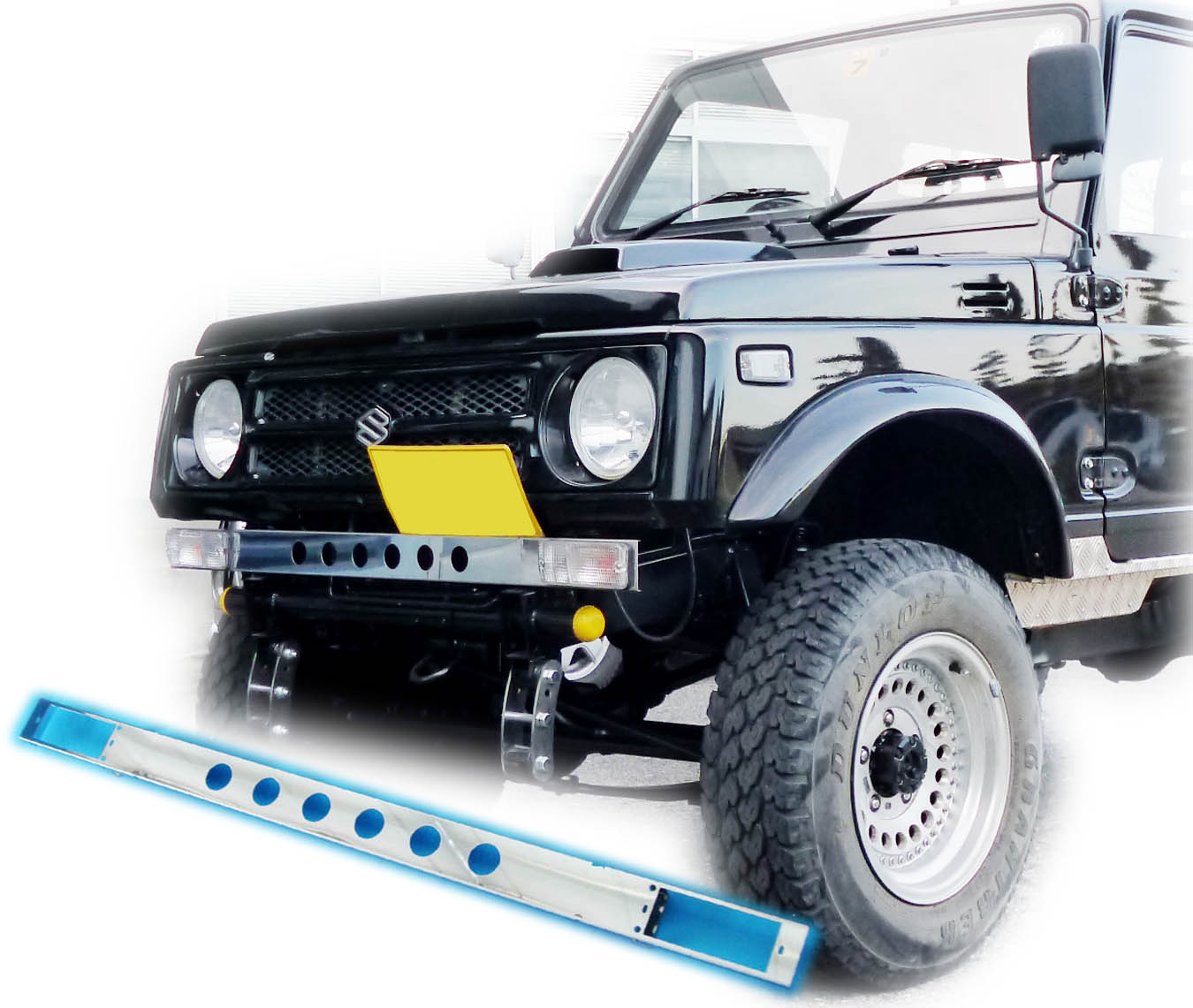 楽天市場】ジムニー用ステンレス製フロントエプロン（穴無しタイプ