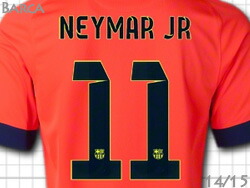 楽天市場】FCバルセロナ 14/15 アウェイ #11 NEYMAR JR ネイマール