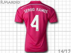 楽天市場】レアルマドリード 14/15 アウェイ（ピンク） #4 SERGIO