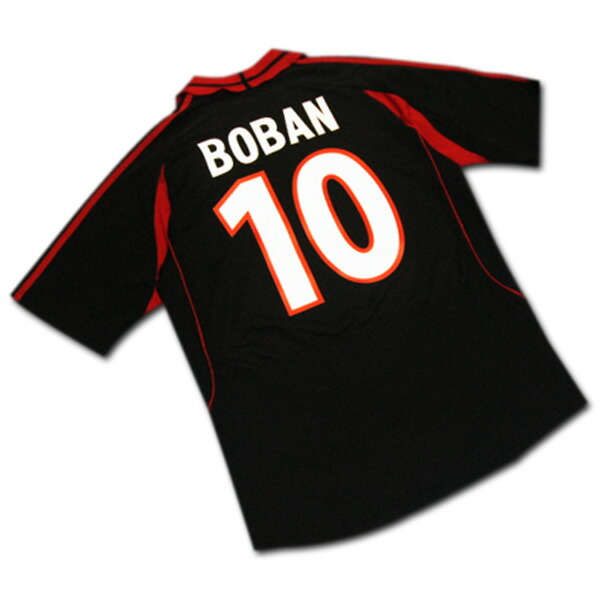 楽天市場】【ヴィンテージ】00/01 ACミラン サード（黒） ＃10 ボバン