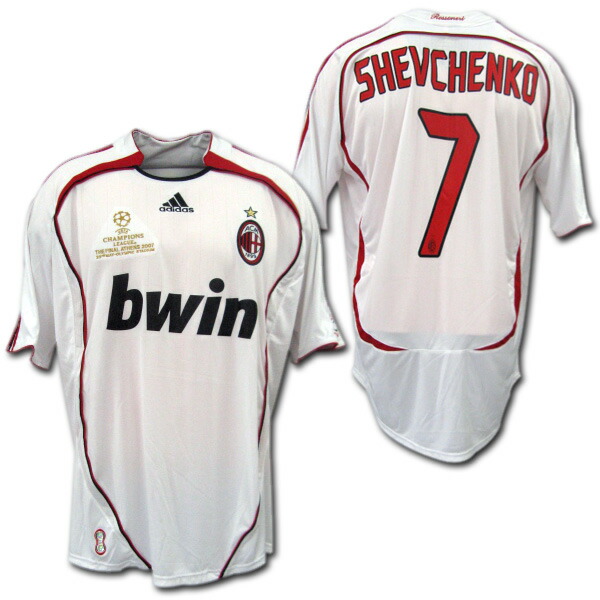 楽天市場】【CL優勝モデル】 ACミラン 06/07 アウェイ(白) ＃7