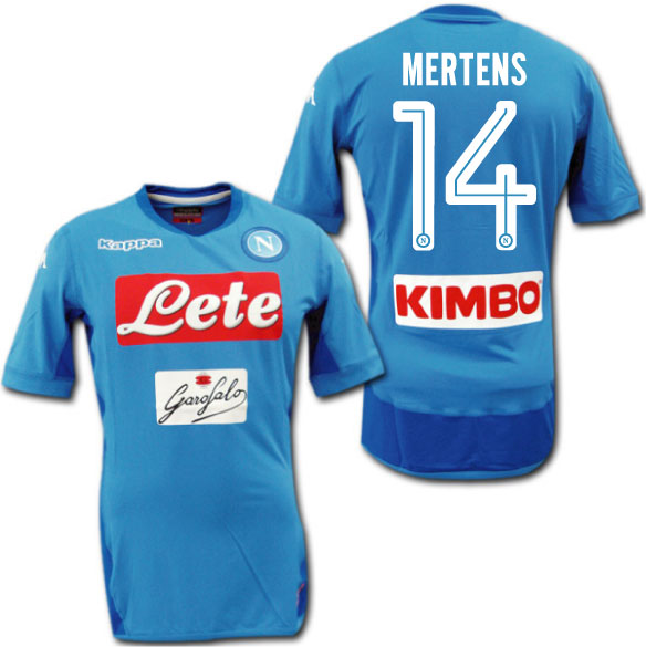 楽天市場】【送料無料】ナポリ 17/18 ホーム（水色） ＃14 MERTENS