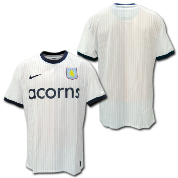 楽天市場】【ナンバー無料】 アストンビラ 09/10 アウェイ (白) 選手用