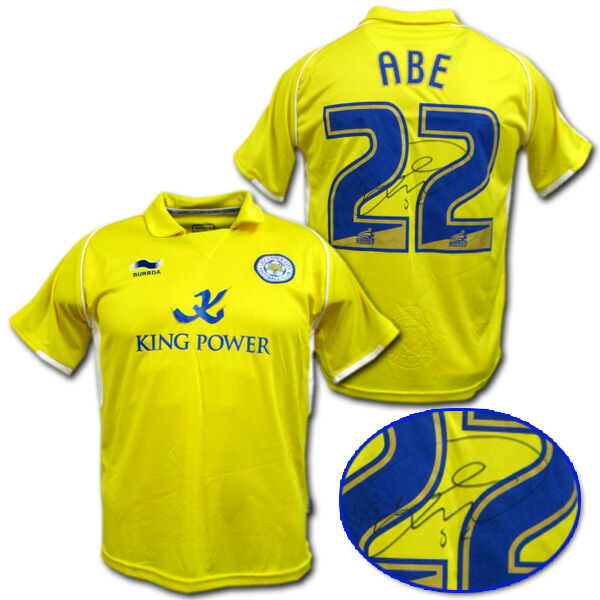 楽天市場】レスター・シティ 10/11 アウェイ（黄色） #22 ABE 阿部勇樹