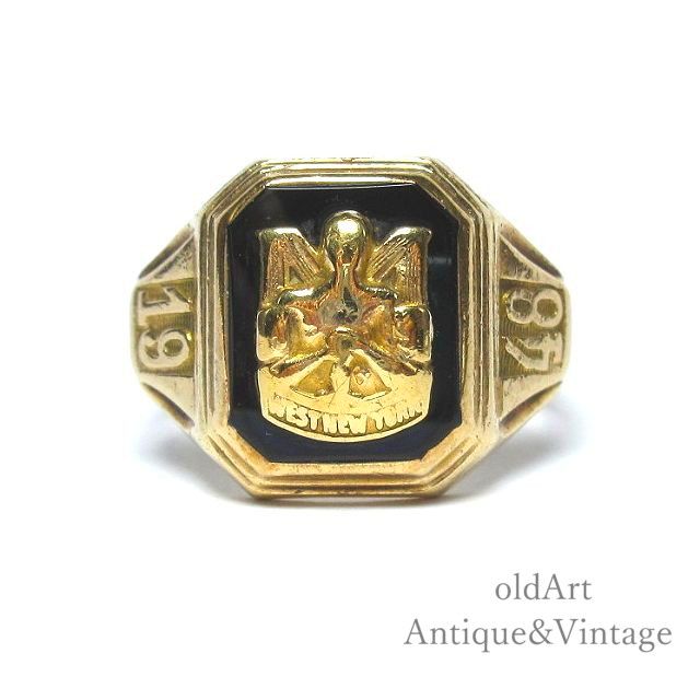 楽天市場】一点物 USA製 1948年 ヴィンテージ JOSTENS社 WEST NEW YORK