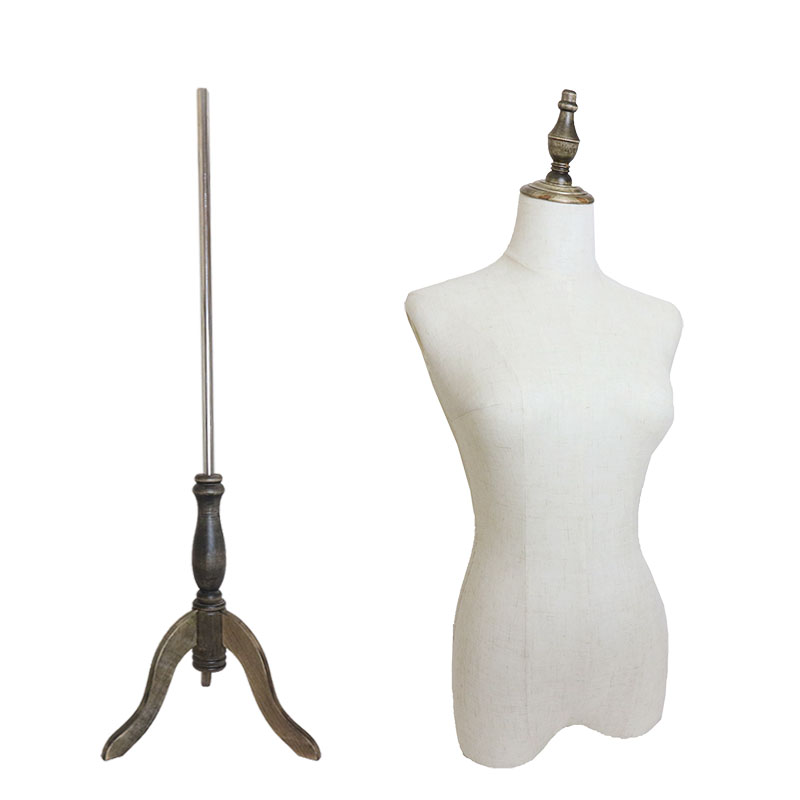 楽天市場】マネキン 稼働 アーム付き トルソー 女性用 上半身 木製 猫