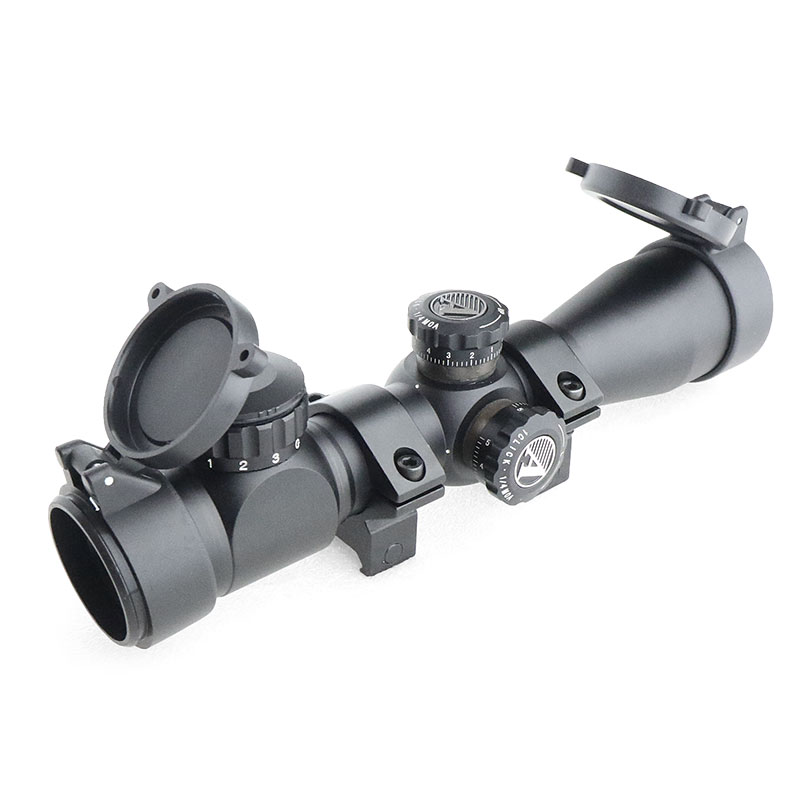 楽天市場】ANS Optical 全長約20cm 軽量 4倍固定 4倍スコープ ショート