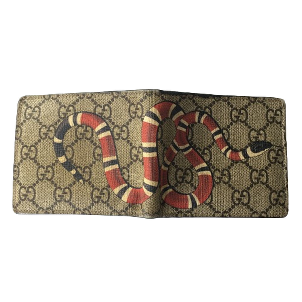 楽天市場】GUCCI?グッチ?スネーク?GGスプリーム キャンバス 二つ折り