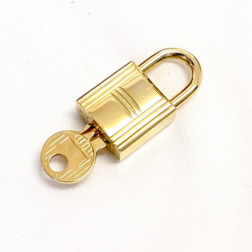 楽天市場】エルメス HERMES カデナ キー 1セット GD金具 ゴールド金具