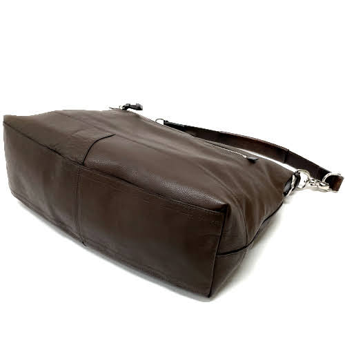 ヴィンテージCOACH ダークブラウン レザー ビジネスバッグ USA製