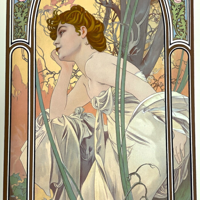 楽天市場】アルフォンス・ミュシャ 四つの時の流れ 朝の目覚め 昼の