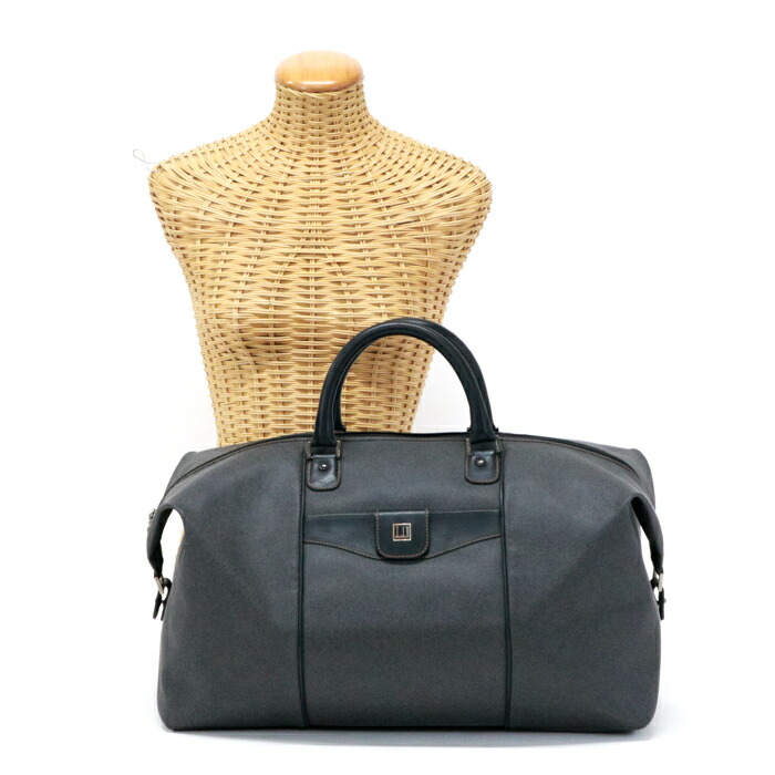 楽天市場】ダンヒル dunhill ボストンバッグ PVC レザー トラベル