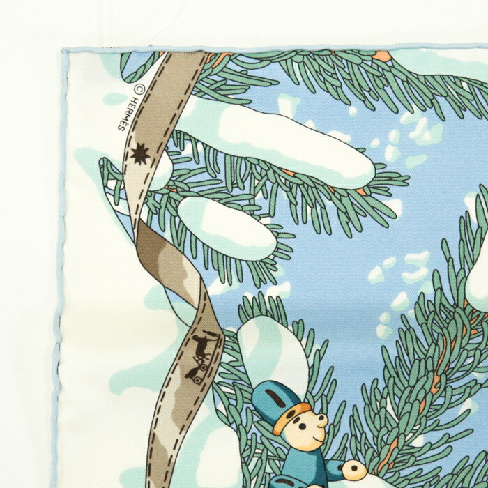 楽天市場】エルメス HERMES スカーフ カレ45 プチカレ シルク Noel au