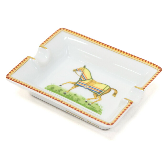楽天市場】【Aランク】 エルメス HERMES アッシュトレイ (灰皿) 陶磁器