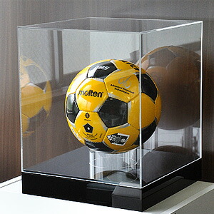 楽天市場】サインボールケース/サッカーボールケース/ディスプレイ