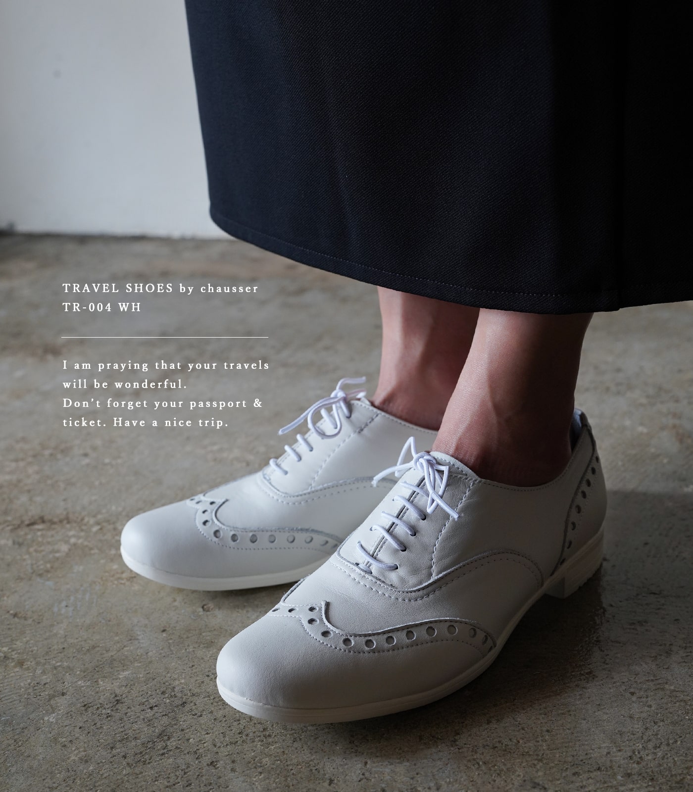 楽天市場】トラベル シューズ バイ ショセ レディース 靴 TR-004 WH